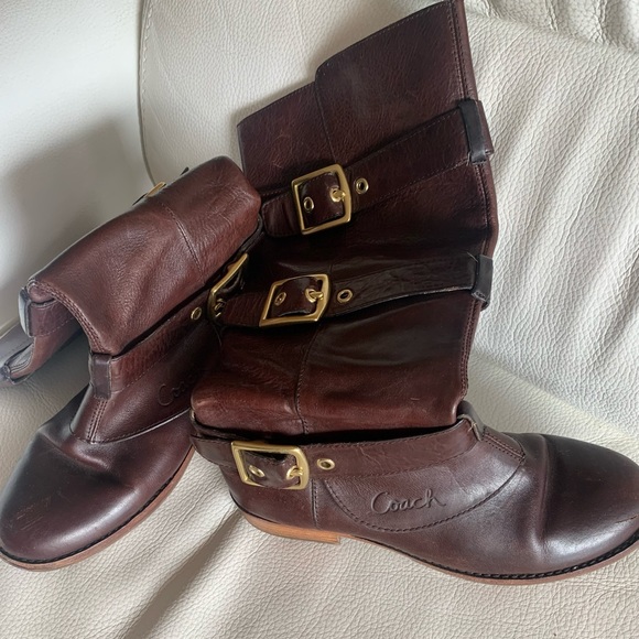 COACH est.1941 Leather Boots.,Leather inside, Jordan 6 1/2 B.Good used Condition - Picture 6 of 12